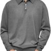 Classic Cashmere Lapel Polo Shirt