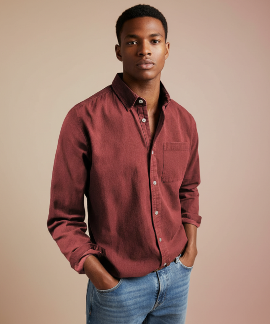 Long Sleeve Shirt With Tailored Fit
