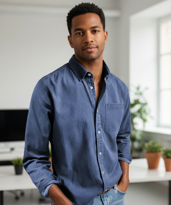 Button Up Shirt With Adjustable Cuffs